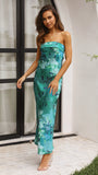 Miya Maxi Dress Green Print