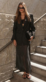 Isa Oversized Blazer Black