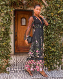 Beloved Bloom Embroidered Floral Maxi Dress