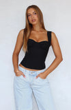 Chasing Shadows Bustier Black