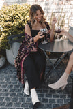 Lennon Velvet Duster Floral