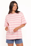 Zestora Tee White Pink