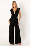 Nora Wide Leg Jumpsuit Black