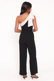 Pearla One Shoulder Jumpsuit Black
