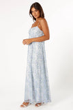 Nolan Maxi Dress Blue Floral