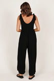 Ayla Linen Jumpsuit Black