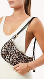 Rosabelle Shoulder Bag Leopard Satin