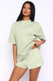 Cant Miss It Lounge Shorts Sage