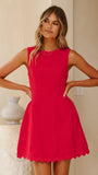 Aceline Mini Dress Red