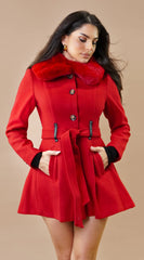 Elysian Coat Red
