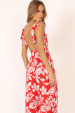 Parker Frill Jumpsuit Red