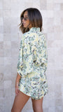 Bailin Playsuit Green Floral