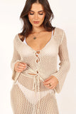 Jacqui Knit Top Ecru