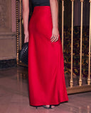 Cyndie Satin Maxi Skirt