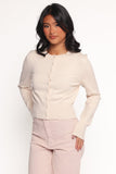 Elita Fitted Cardigan Cream