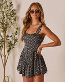 Annalisa Printed Corseted Romper