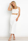 Wye Skirt White