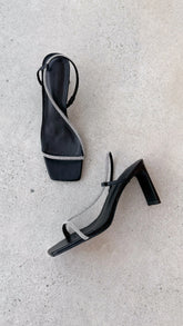Kaye Heels Black Diamante