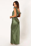 Selma Off Shoulder Maxi Dress Olive