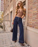 Raeley Super Stretch Wide Leg Jeans