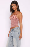 Sucker For You Top Pink Stripe