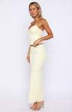 Lemon Squeeze Maxi Skirt Lemon