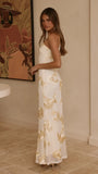 Darlee Maxi Dress Yellow Floral