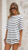 Scout Top White Stripe