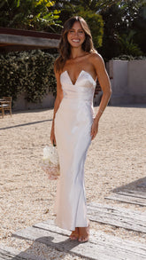 Valerie Maxi Dress Champagne