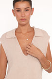Asha Knitted Top Beige