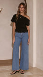 Ellery Straight Leg Jeans Mid Blue