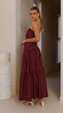 Lola Maxi Dress Burgundy