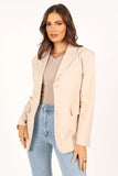 Myla Single Button Blazer Cream