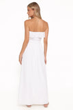 Gilbert Strapless Maxi Dress White