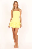 Junee Mini Dress Lemon