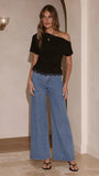 Ellery Straight Leg Jeans Mid Blue