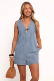 Marilla Romper Light Denim