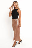 Mata Midi Skirt Golden Sand