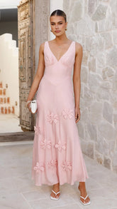 Lavara Maxi Dress Pink