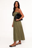 Nigella Maxi Dress Olive Green