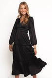 Rowen Long Sleeve Maxi Dress Black