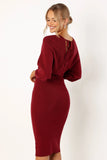 Nate Dress Merlot