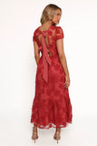Abbey Midi Dress Wine