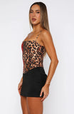 Youll Be Ok Bustier Leopard Bloom