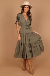 Barker Dress Olive