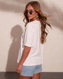 Miss Independence Graphic Cotton Short Sleeve Tee