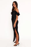 Reyna Off Shoulder Maxi Dress Black
