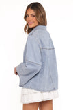 Celestia Denim Top Light Wash