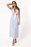 Bailee Maxi Dress Blue Stripe