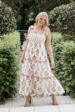 Aurelia Maxi Dress White Floral